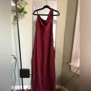 Nasty Gal Cowl Satin Dress